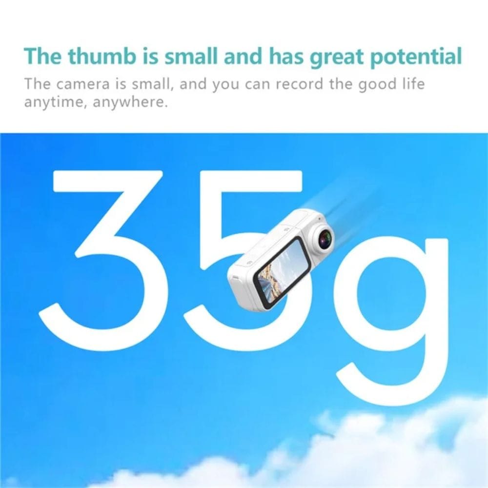 Κάμερα Αντίχειρα WiFi Με Περιστρεφόμενο Φακό - Mini Action Camera 2.7K HD Κάμερα Αντίχειρα WiFi Με Περιστρεφόμενο Φακό - Mini Action Camera 2.7K HD