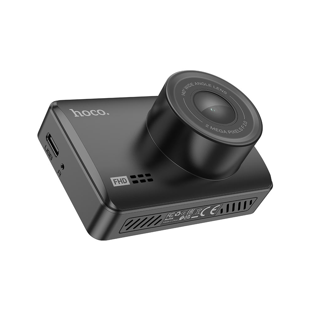 Κάμερα DVR Wifi Αυτοκινήτου με Καταγραφικό - Οθόνη και Αυτοκόλλητο για Παρμπρίζ Hoco Μαύρη Κάμερα DVR Wifi Αυτοκινήτου με Καταγραφικό - Οθόνη και Αυτοκόλλητο για Παρμπρίζ Hoco Μαύρη