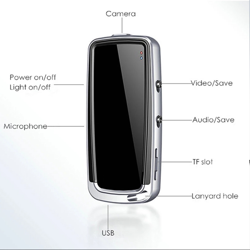 Καταγραφικό ήχου Mini Keychain Camera Digital Voice / Video Recorder Wireless με Ενσωματωμένη Μπαταρία Υψηλής Χωρητικότητας Καταγραφικό ήχου Mini Keychain Camera Digital Voice / Video Recorder Wireless με Ενσωματωμένη Μπαταρία Υψηλής Χωρητικότητας