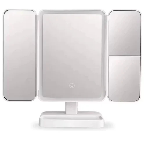 Καθρέφτης Μακιγιάζ Επαναφορτιζόμενος με LED Φωτισμό, Μεγέθυνση 3x και 3 Τύπους Φωτισμού Hoomei Καθρέφτης Μακιγιάζ Επαναφορτιζόμενος με LED Φωτισμό, Μεγέθυνση 3x και 3 Τύπους Φωτισμού Hoomei