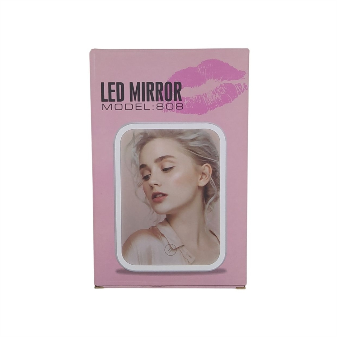 Καθρέπτης Μακιγιάζ LED με Φως και Ανεμιστήρα 13.5x18cm Λευκός Καθρέπτης Μακιγιάζ LED με Φως και Ανεμιστήρα 13.5x18cm Λευκός