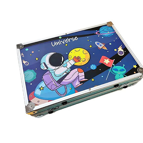 KidsArt Πλήρες Σετ Βαλιτσάκι Ζωγραφικής 145τμχ Παιδικό με Μαρκαδόρους,Ξυλομπογιές,Νερομπογιές,Κηρομπογιές με Σχέδιο Αστροναύτης KidsArt Πλήρες Σετ Βαλιτσάκι Ζωγραφικής 145τμχ Παιδικό με Μαρκαδόρους,Ξυλομπογιές,Νερομπογιές,Κηρομπογιές με Σχέδιο Αστροναύτης