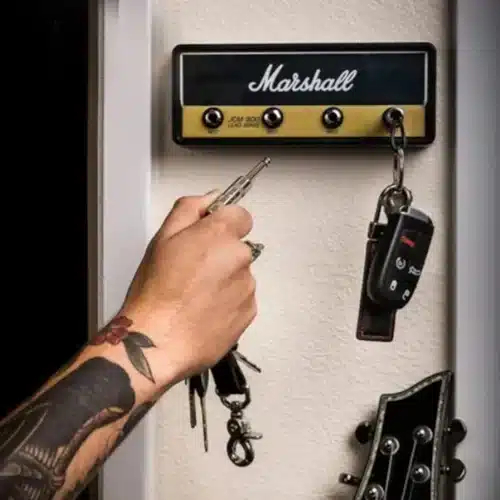 Κλειδοθήκη Ενισχυτής Κιθάρας Marshall με 4 Μπρελόκ σε Μαύρο Κλειδοθήκη Ενισχυτής Κιθάρας Marshall με 4 Μπρελόκ σε Μαύρο