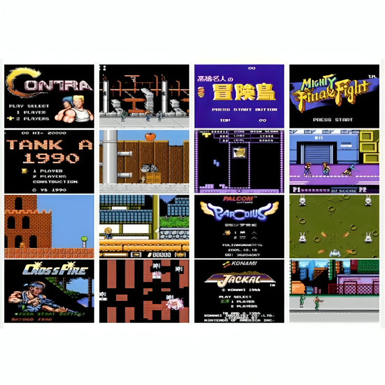 Κονσόλα Βιντεοπαιχνιδιών με 2 Χειριστήρια, Πιστόλι και Ενσωματωμένα Παιχνίδια Κονσόλα Βιντεοπαιχνιδιών με 2 Χειριστήρια, Πιστόλι και Ενσωματωμένα Παιχνίδια