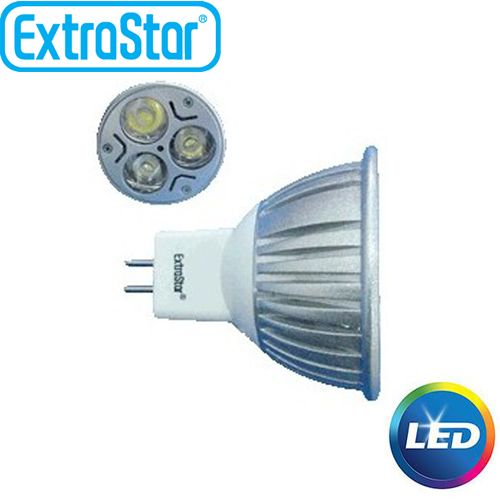 Λάμπα LED για Ντουί Λαμπτήρας Οικονομίας Extrastar MR16 12V 6.5W 520LM Θερμό Λευκό 3000K Λάμπα LED για Ντουί Λαμπτήρας Οικονομίας Extrastar MR16 12V 6.5W 520LM Θερμό Λευκό 3000K