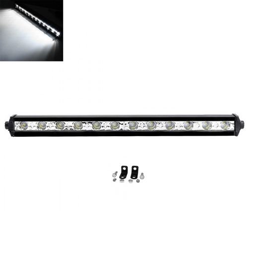 LED Αδιάβροχη Μπάρα Αλουμινίου Slim 12V-24V 32cm 36W 12 SMD IP68 2880LM 6000K LED Αδιάβροχη Μπάρα Αλουμινίου Slim 12V-24V 32cm 36W 12 SMD IP68 2880LM 6000K