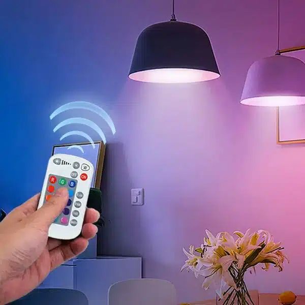 LED Dimmable Λάμπα 4.8W E27 RGB Σφαιρική G45 4.8W 220V με Ασύρματο Χειριστήριο LED Dimmable Λάμπα 4.8W E27 RGB Σφαιρική G45 4.8W 220V με Ασύρματο Χειριστήριο