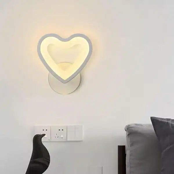 LED Φωτιστικό Τοίχου – Απλίκα 6W σε Θερμό Λευκό Φωτισμό και Σχήμα Καρδιά E28- Universo LED Φωτιστικό Τοίχου – Απλίκα 6W σε Θερμό Λευκό Φωτισμό και Σχήμα Καρδιά E28- Universo