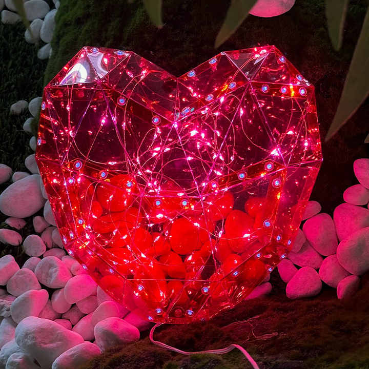 LED Φωτιζόμενη Κόκκινη Διακοσμητική Καρδιά σε Συσκευασία Δώρου - Big Red Love LED Φωτιζόμενη Κόκκινη Διακοσμητική Καρδιά σε Συσκευασία Δώρου - Big Red Love