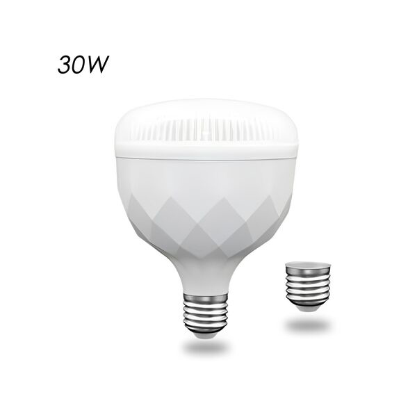 Led Λάμπα Ψυχρού Λευκού Φωτισμού E27 30W 220V 2400LM 6500K Led Λάμπα Ψυχρού Λευκού Φωτισμού E27 30W 220V 2400LM 6500K