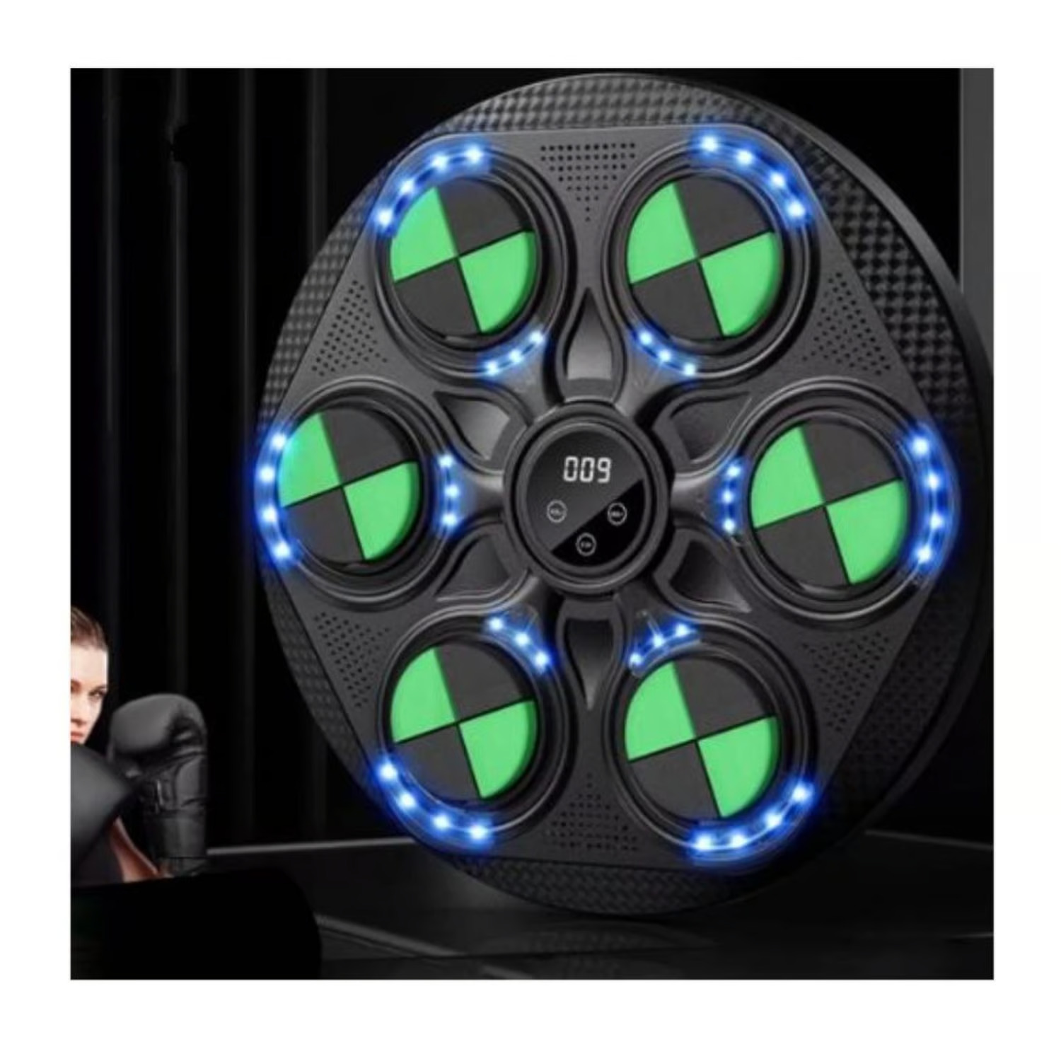 LED Μουσικό Επιτοίχιο Ταμπλό Εκγύμνασης με Bluetooth - Σετ με Γάντια Προπόνησης LED Μουσικό Επιτοίχιο Ταμπλό Εκγύμνασης με Bluetooth - Σετ με Γάντια Προπόνησης