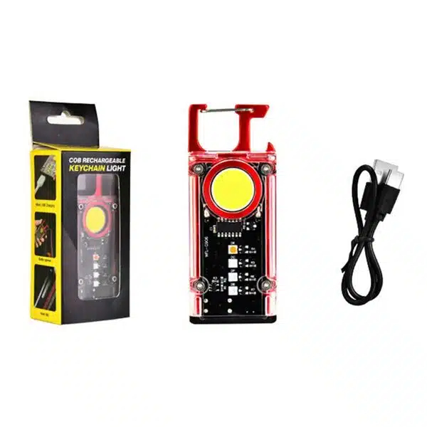 LED Πολυλειτουργικός Επαναφορτιζόμενος Mini Φακός με 8 Λειτουργίες Φωτισμού, Γάντζο και Μαγνήτη Κόκκινος LED Πολυλειτουργικός Επαναφορτιζόμενος Mini Φακός με 8 Λειτουργίες Φωτισμού, Γάντζο και Μαγνήτη Κόκκινος