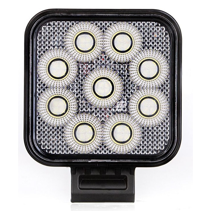 LED Προβολέας Εργασίας Αυτοκινήτου 27W 12-30V 9LED Rchang με Βάση Στήριξης LED Προβολέας Εργασίας Αυτοκινήτου 27W 12-30V 9LED Rchang με Βάση Στήριξης