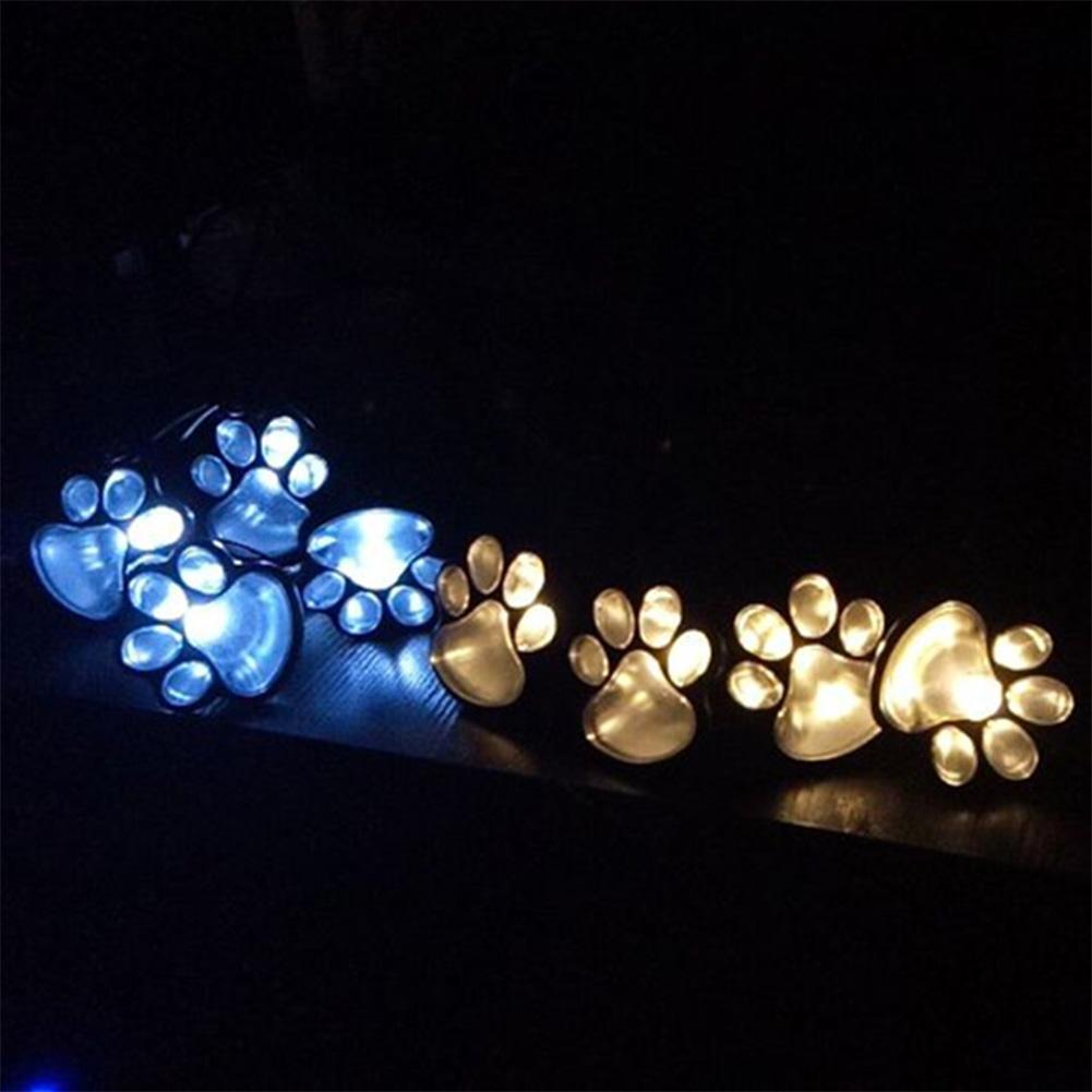 Lightex Paw Σετ Ηλιακών Φωτιστικών Δαπέδου με Σχήμα Πατούσας Ψυχρού Φωτισμού 7500K 0.06W με Αισθητήρα Φωτός 4τμχ σε Μαύρο Χρώμα Lightex Paw Σετ Ηλιακών Φωτιστικών Δαπέδου με Σχήμα Πατούσας Ψυχρού Φωτισμού 7500K 0.06W με Αισθητήρα Φωτός 4τμχ σε Μαύρο Χρώμα