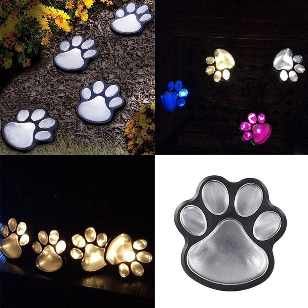Lightex Paw Σετ Ηλιακών Φωτιστικών Δαπέδου με Σχήμα Πατούσας Ψυχρού Φωτισμού 7500K 0.06W με Αισθητήρα Φωτός 4τμχ σε Μαύρο Χρώμα Lightex Paw Σετ Ηλιακών Φωτιστικών Δαπέδου με Σχήμα Πατούσας Ψυχρού Φωτισμού 7500K 0.06W με Αισθητήρα Φωτός 4τμχ σε Μαύρο Χρώμα