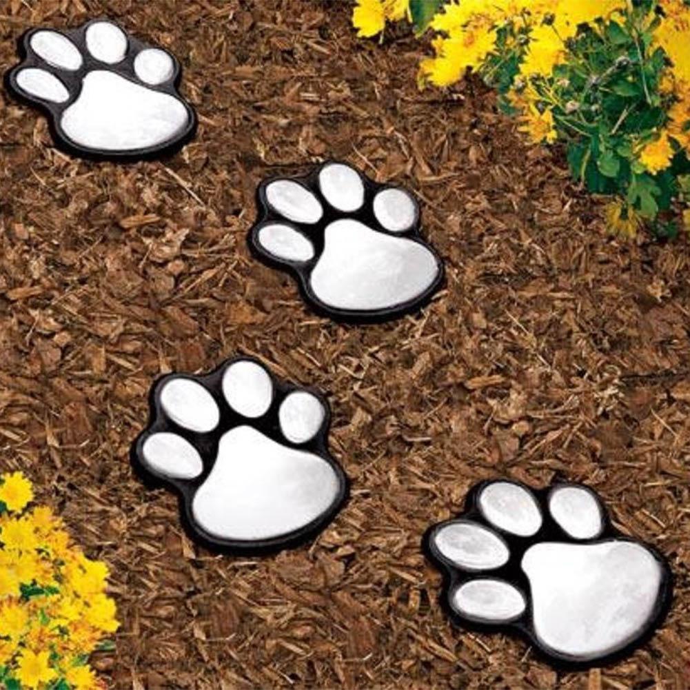 Lightex Paw Σετ Ηλιακών Φωτιστικών Δαπέδου με Σχήμα Πατούσας Ψυχρού Φωτισμού 7500K 0.06W με Αισθητήρα Φωτός 4τμχ σε Μαύρο Χρώμα Lightex Paw Σετ Ηλιακών Φωτιστικών Δαπέδου με Σχήμα Πατούσας Ψυχρού Φωτισμού 7500K 0.06W με Αισθητήρα Φωτός 4τμχ σε Μαύρο Χρώμα