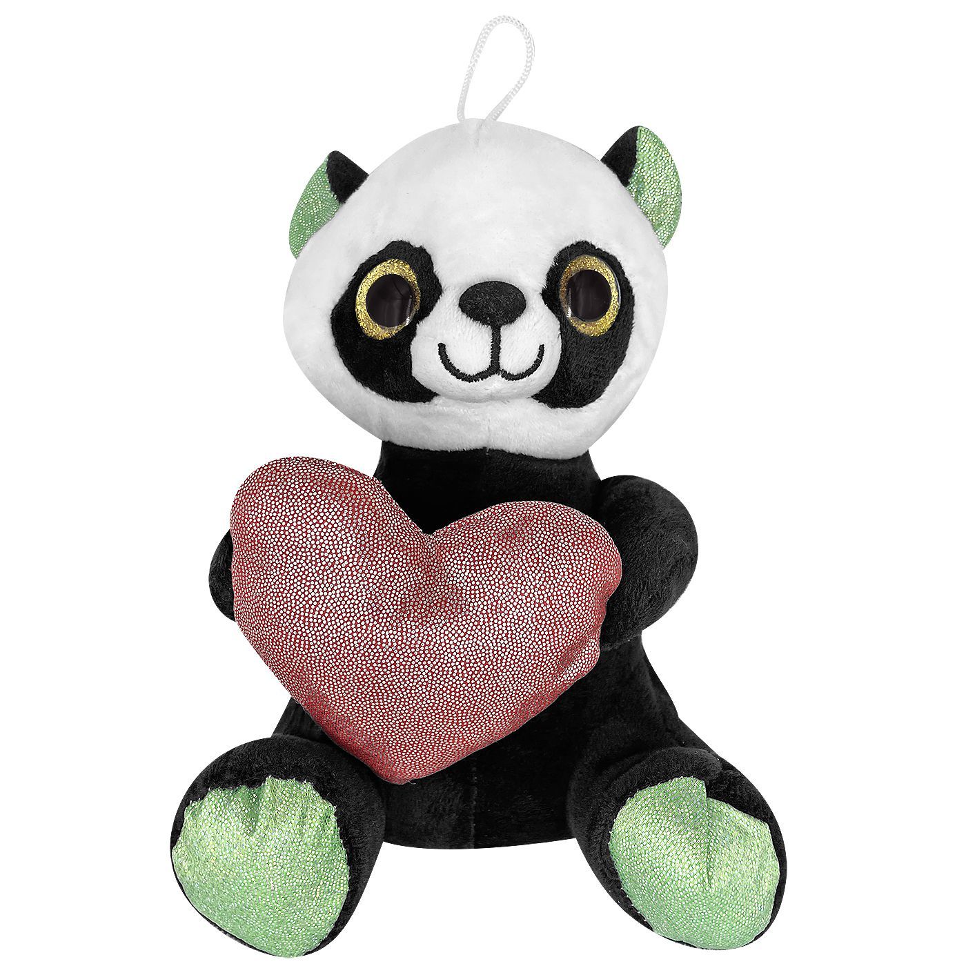 Λούτρινο Αρκουδάκι Panda με Κόκκινη Καρδιά 20cm Λούτρινο Αρκουδάκι Panda με Κόκκινη Καρδιά 20cm