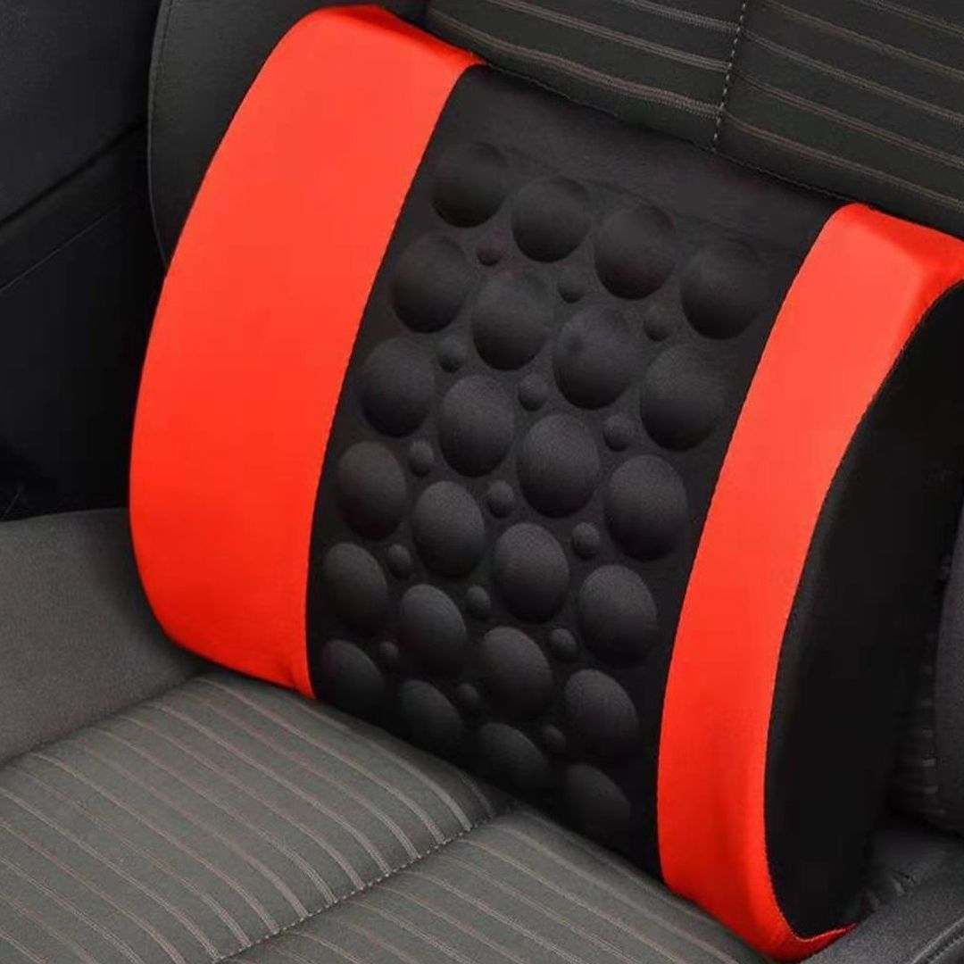 Μαξιλάρι Ηλεκτρικού Μασάζ Υποστήριξης Μέσης Αυτοκινήτου Μαύρο - Κόκκινο Μαξιλάρι Ηλεκτρικού Μασάζ Υποστήριξης Μέσης Αυτοκινήτου Μαύρο - Κόκκινο