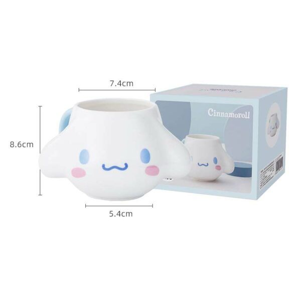 MEGA Τρισδιάστατη Κεραμική Γυαλιστερή Κούπα Cinnamoroll - 350mL MEGA Τρισδιάστατη Κεραμική Γυαλιστερή Κούπα Cinnamoroll - 350mL