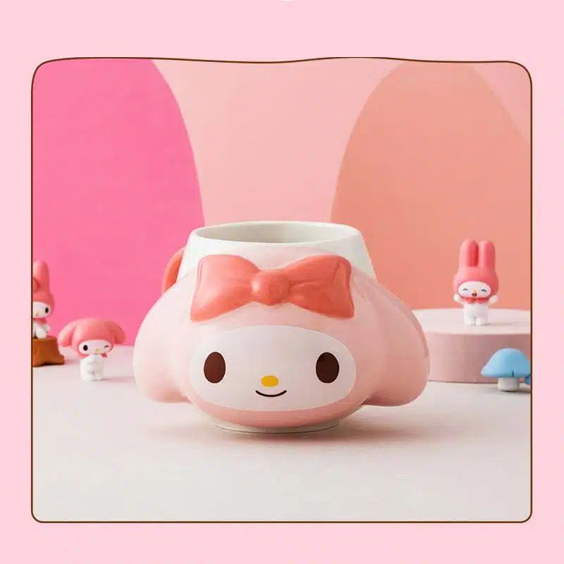 MEGA Τρισδιάστατη Κεραμική Γυαλιστερή Κούπα Hello Kitty – My Melody 350mL MEGA Τρισδιάστατη Κεραμική Γυαλιστερή Κούπα Hello Kitty – My Melody 350mL