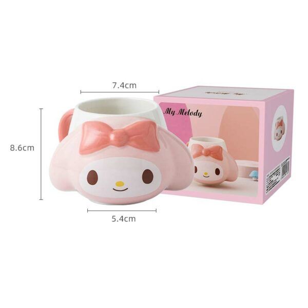 MEGA Τρισδιάστατη Κεραμική Γυαλιστερή Κούπα Hello Kitty – My Melody 350mL MEGA Τρισδιάστατη Κεραμική Γυαλιστερή Κούπα Hello Kitty – My Melody 350mL