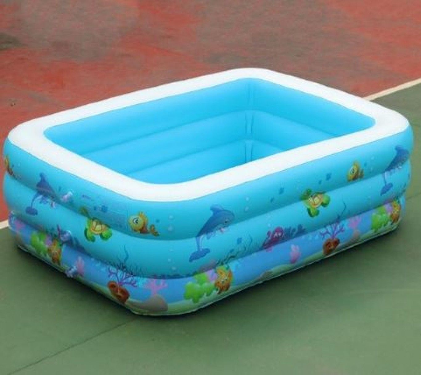 Μεγάλη Παιδική Πισίνα Φουσκωτή 210x150x60cm Μπλε - Swimming Pool Μεγάλη Παιδική Πισίνα Φουσκωτή 210x150x60cm Μπλε - Swimming Pool