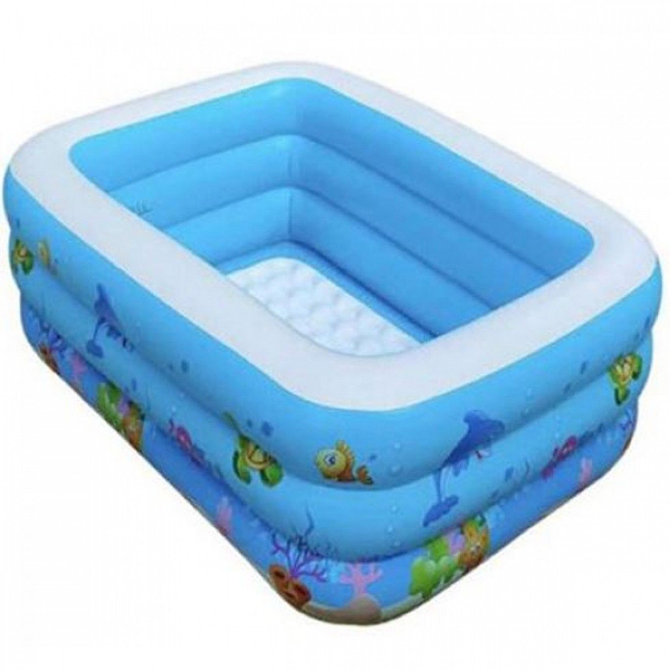 Μεγάλη Παιδική Πισίνα Φουσκωτή 210x150x60cm Μπλε - Swimming Pool Μεγάλη Παιδική Πισίνα Φουσκωτή 210x150x60cm Μπλε - Swimming Pool