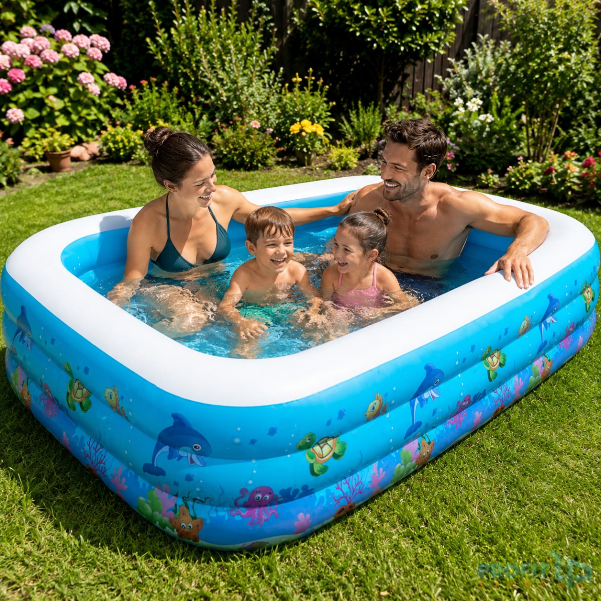Μεγάλη Παιδική Πισίνα Φουσκωτή 262cm Μπλε-Swimming Pool Μεγάλη Παιδική Πισίνα Φουσκωτή 262cm Μπλε-Swimming Pool