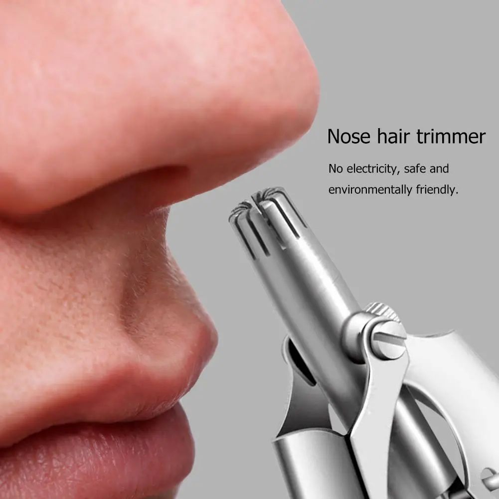 Men Groomer Χειροκίνητη Κουρευτική Μύτης & Αυτιών χωρίς Κοψίματα SafeCut - Exclusive Silver Hawk Hair Trimmer Men Groomer Χειροκίνητη Κουρευτική Μύτης & Αυτιών χωρίς Κοψίματα SafeCut - Exclusive Silver Hawk Hair Trimmer