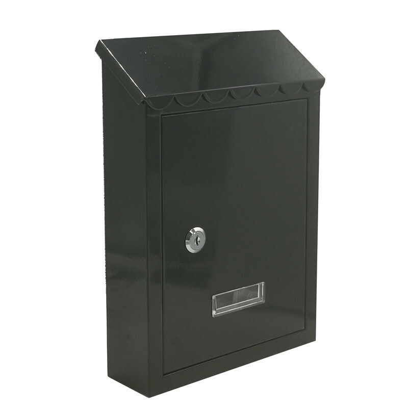 Γραμματοκιβώτιο Εξωτερικού Χώρου Μεταλλικό σε Μαύρο Χρώμα Γραμματοκιβώτιο Εξωτερικού Χώρου Μεταλλικό σε Μαύρο Χρώμα