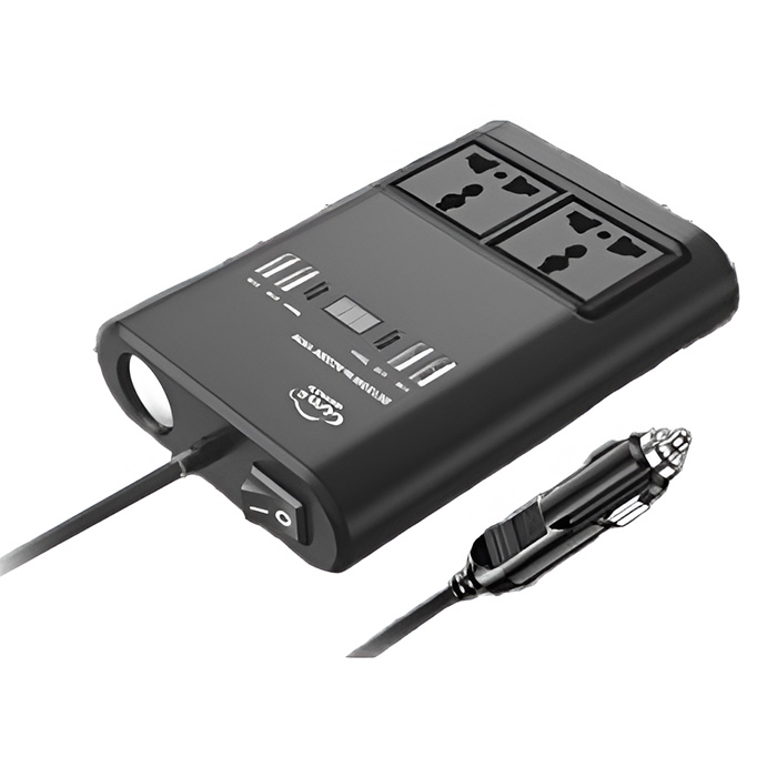 Μετατροπέας Ρεύματος Αυτοκινήτου 12V σε 220V με 2 Πρίζες USB Μετατροπέας Ρεύματος Αυτοκινήτου 12V σε 220V με 2 Πρίζες USB