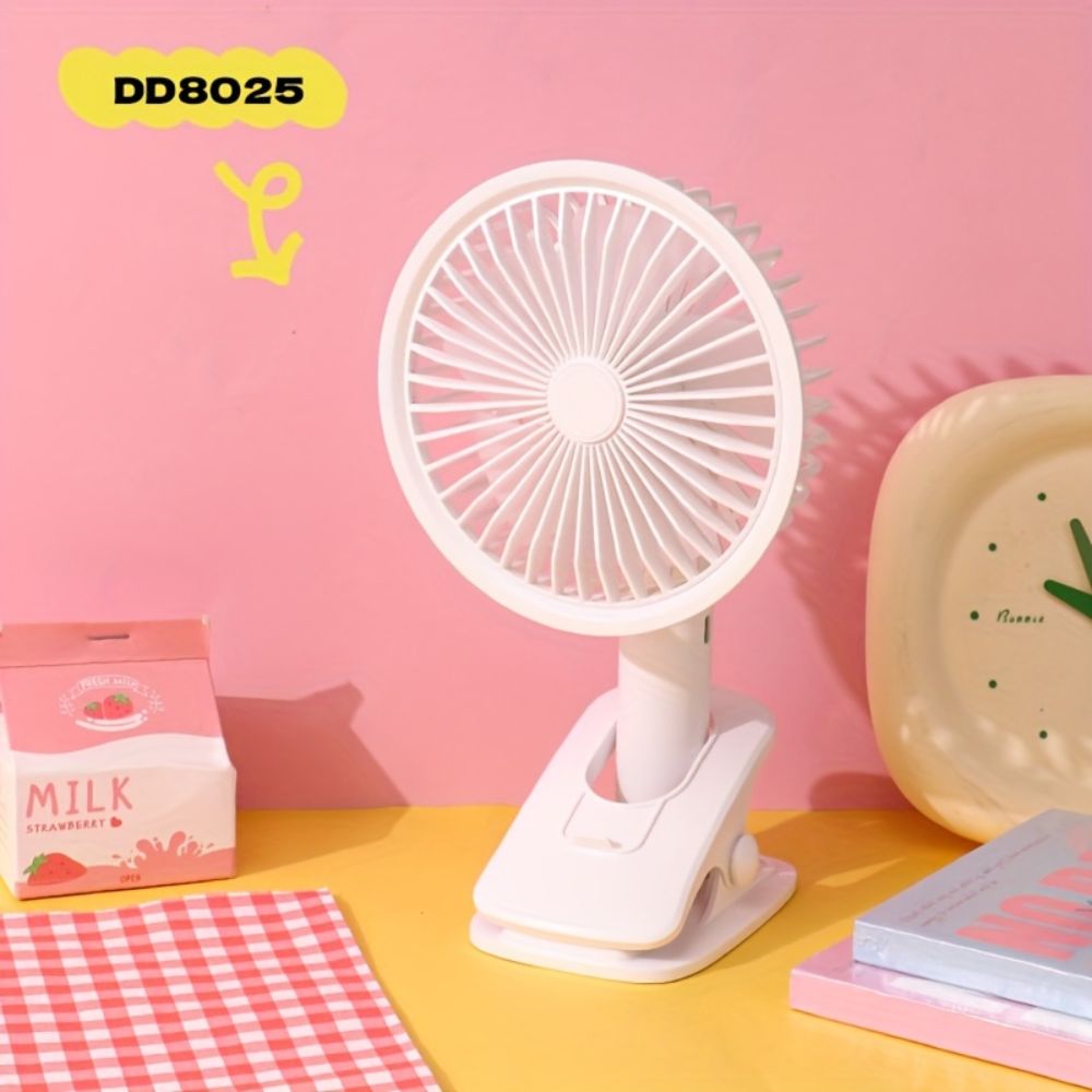 Mini Ανεμιστήρας USB με Κλιπ και LED Φωτισμό Diandi Επαναφορτιζόμενος Mini Ανεμιστήρας USB με Κλιπ και LED Φωτισμό Diandi Επαναφορτιζόμενος