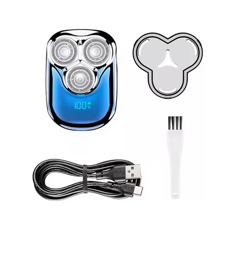 Mini Επαναφορτιζόμενη Ξυριστική Μηχανή Kemei Μπλε Mini Επαναφορτιζόμενη Ξυριστική Μηχανή Kemei Μπλε