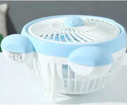 Μίνι Επιτραπέζιος Ανεμιστήρας Με 3 Πτερύγια Γαλάζιος Aerbes Μίνι Επιτραπέζιος Ανεμιστήρας Με 3 Πτερύγια Γαλάζιος Aerbes