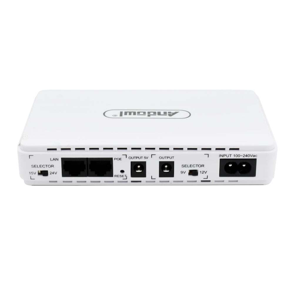 Μίνι Φορητό Δικτυακό DC UPS RJ-45 25W 12000mAh USB - Λευκό Μίνι Φορητό Δικτυακό DC UPS RJ-45 25W 12000mAh USB - Λευκό