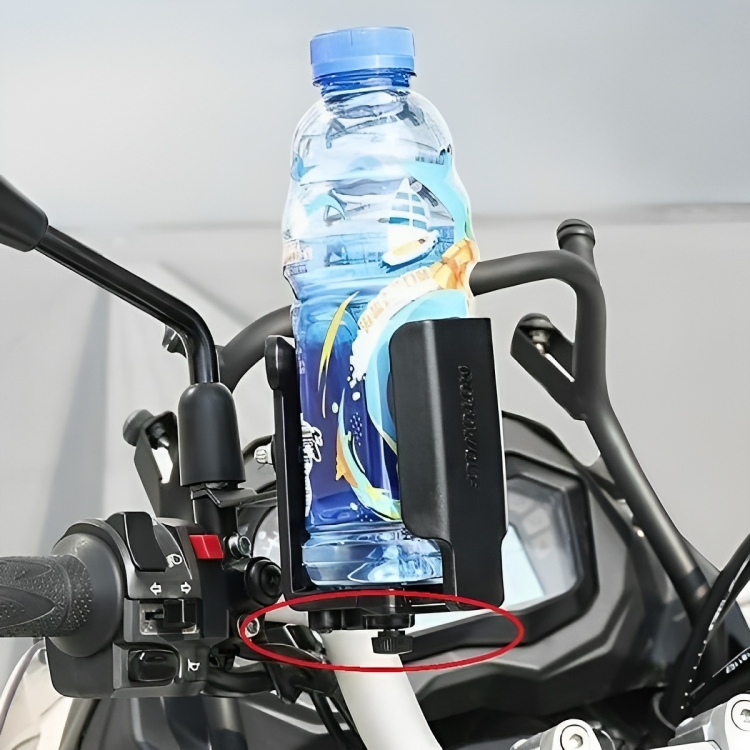Motowolf Ποτηροθήκη Μηχανής Αλουμινίου για Μπάρα Τιμονιού Motowolf Ποτηροθήκη Μηχανής Αλουμινίου για Μπάρα Τιμονιού