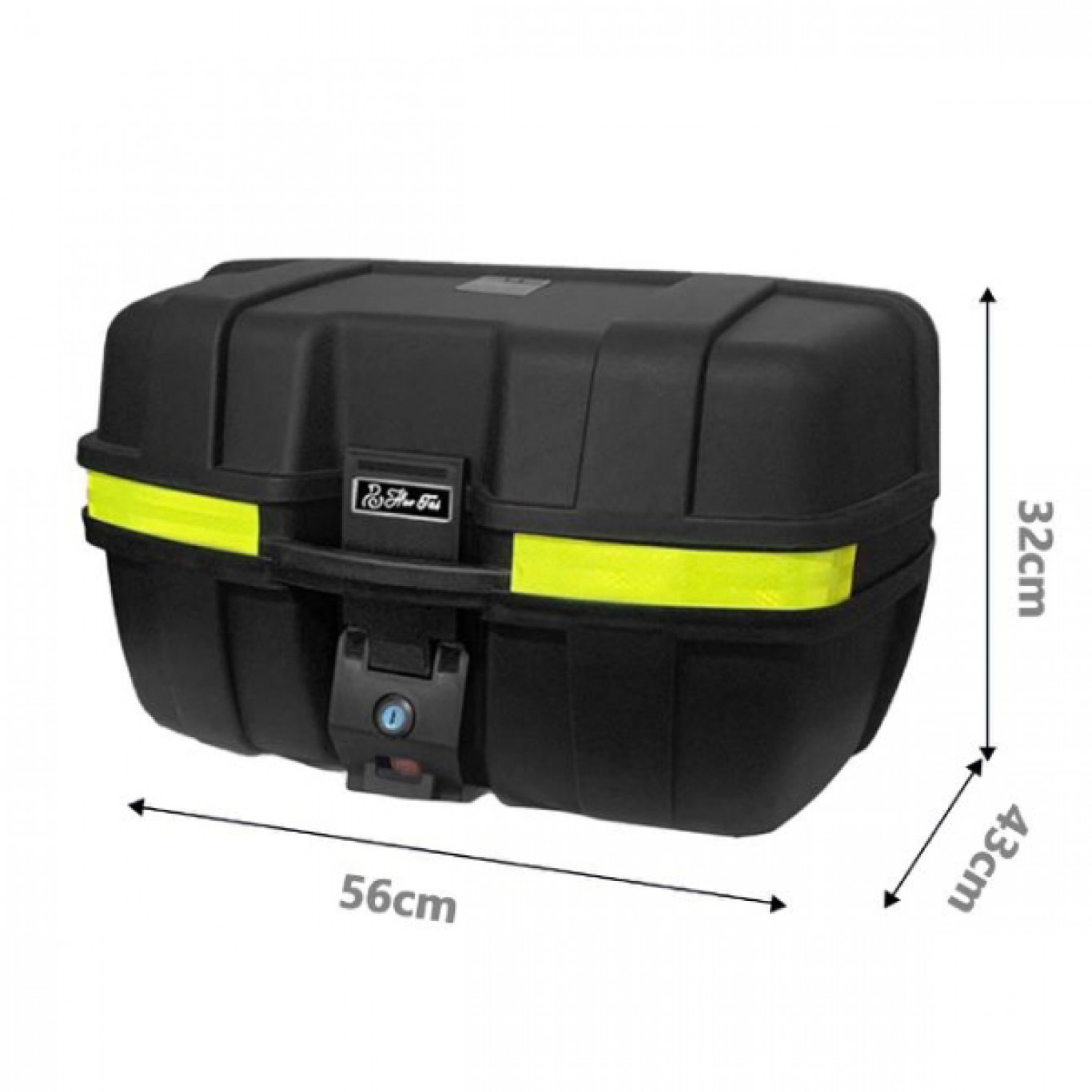 Μπαγκαζιέρα Μοτοσυκλέτας A18 50Lt με Ανακλαστικές Επιφάνειες Μπαγκαζιέρα Μοτοσυκλέτας A18 50Lt με Ανακλαστικές Επιφάνειες