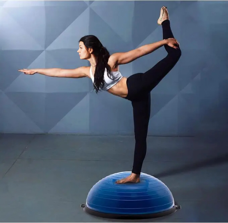 Μπάλα Ισορροπίας με Λάστιχα Αντίστασης για Γυμναστική - Half Ball Bosu Μπάλα Ισορροπίας με Λάστιχα Αντίστασης για Γυμναστική - Half Ball Bosu