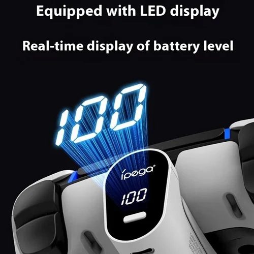 Μπαταρία Ipega για Χειριστήριο PS5 DualSense – 2000mAh USB-C Λευκή Μπαταρία Ipega για Χειριστήριο PS5 DualSense – 2000mAh USB-C Λευκή
