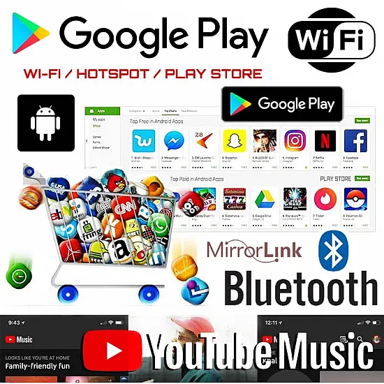Multimedia Android 10 Ελληνικό Πλοηγό GPS & Menu 9,5 1DIN Οθόνη Αυτοκινήτου με Playstore, Ενισχυτή 4x60W, WI-FI, Bluetooth, Mirrorlink, USB, MP3, 9880A OEM Multimedia Android 10 Ελληνικό Πλοηγό GPS & Menu 9,5 1DIN Οθόνη Αυτοκινήτου με Playstore, Ενισχυτή 4x60W, WI-FI, Bluetooth, Mirrorlink, USB, MP3, 9880A OEM