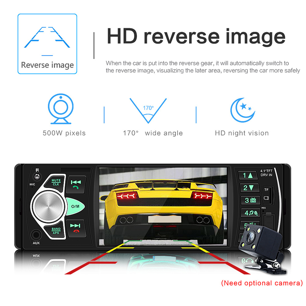 Multimedia Universal HD Οθόνη 4 - Ηχοσύστημα 1DIN Bluetooth, Handsfree, MP5 / MP3 / USB / SD / FM / AUX / Mirrorlink με Τηλεχειριστήριο Multimedia Universal HD Οθόνη 4 - Ηχοσύστημα 1DIN Bluetooth, Handsfree, MP5 / MP3 / USB / SD / FM / AUX / Mirrorlink με Τηλεχειριστήριο