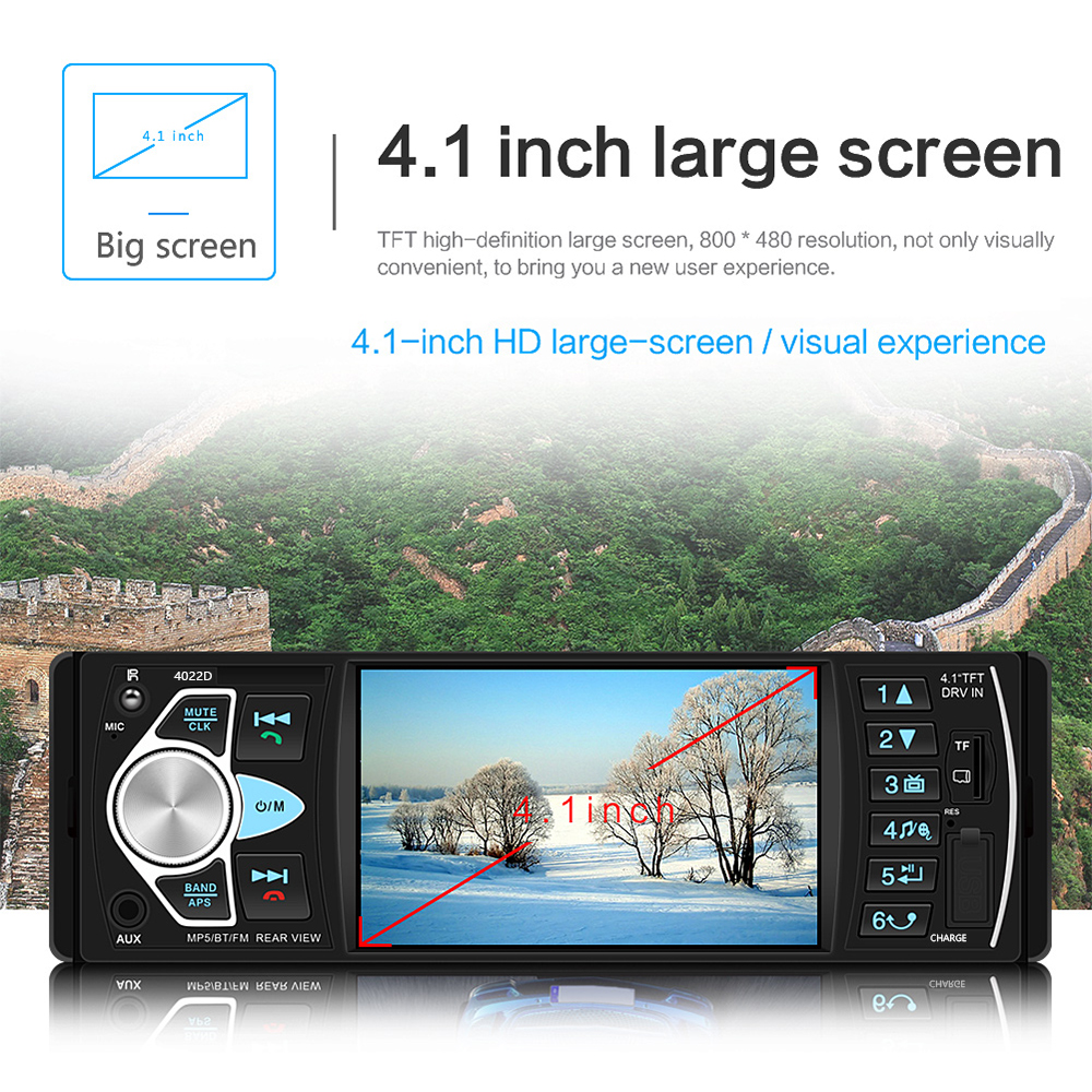Multimedia Universal HD Οθόνη 4 - Ηχοσύστημα 1DIN Bluetooth, Handsfree, MP5 / MP3 / USB / SD / FM / AUX / Mirrorlink με Τηλεχειριστήριο Multimedia Universal HD Οθόνη 4 - Ηχοσύστημα 1DIN Bluetooth, Handsfree, MP5 / MP3 / USB / SD / FM / AUX / Mirrorlink με Τηλεχειριστήριο