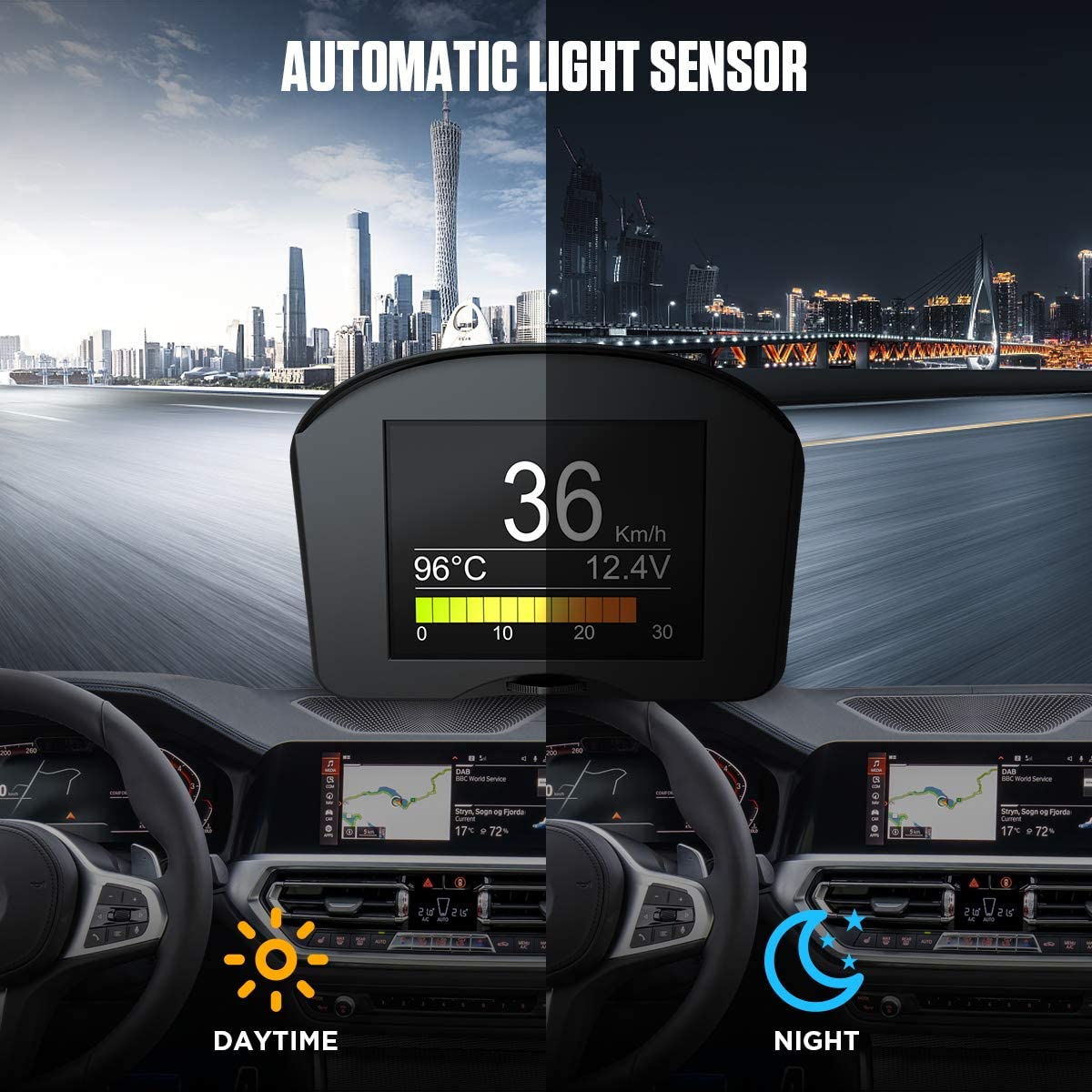 OBD 2 Διαγνωστικό Αυτοκινήτου 11 Λειτουργίες με Οθόνη HUD Ψηφιακό με Καλώδιο OBD 2 Διαγνωστικό Αυτοκινήτου 11 Λειτουργίες με Οθόνη HUD Ψηφιακό με Καλώδιο
