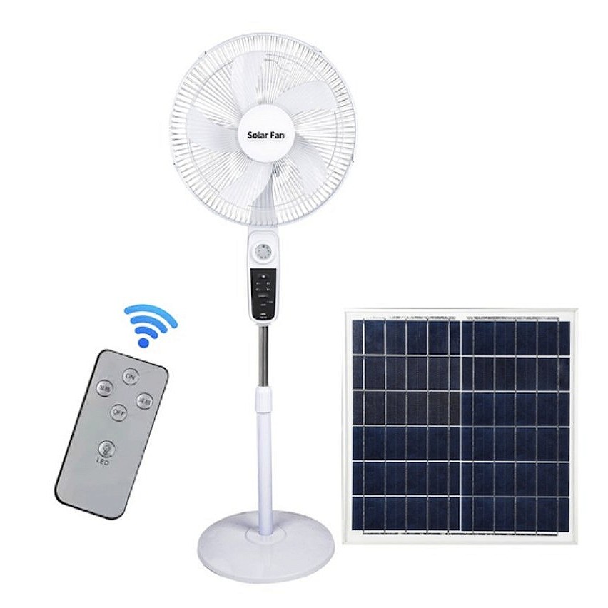 Ορθοστάτης Ανεμιστήρας 16'' Solar Fan – Ηλιακή Φόρτιση και Τηλεχειριστήριο - Επαναφορτιζόμενος, Φωτοβολταϊκό Πάνελ Ορθοστάτης Ανεμιστήρας 16'' Solar Fan – Ηλιακή Φόρτιση και Τηλεχειριστήριο - Επαναφορτιζόμενος, Φωτοβολταϊκό Πάνελ