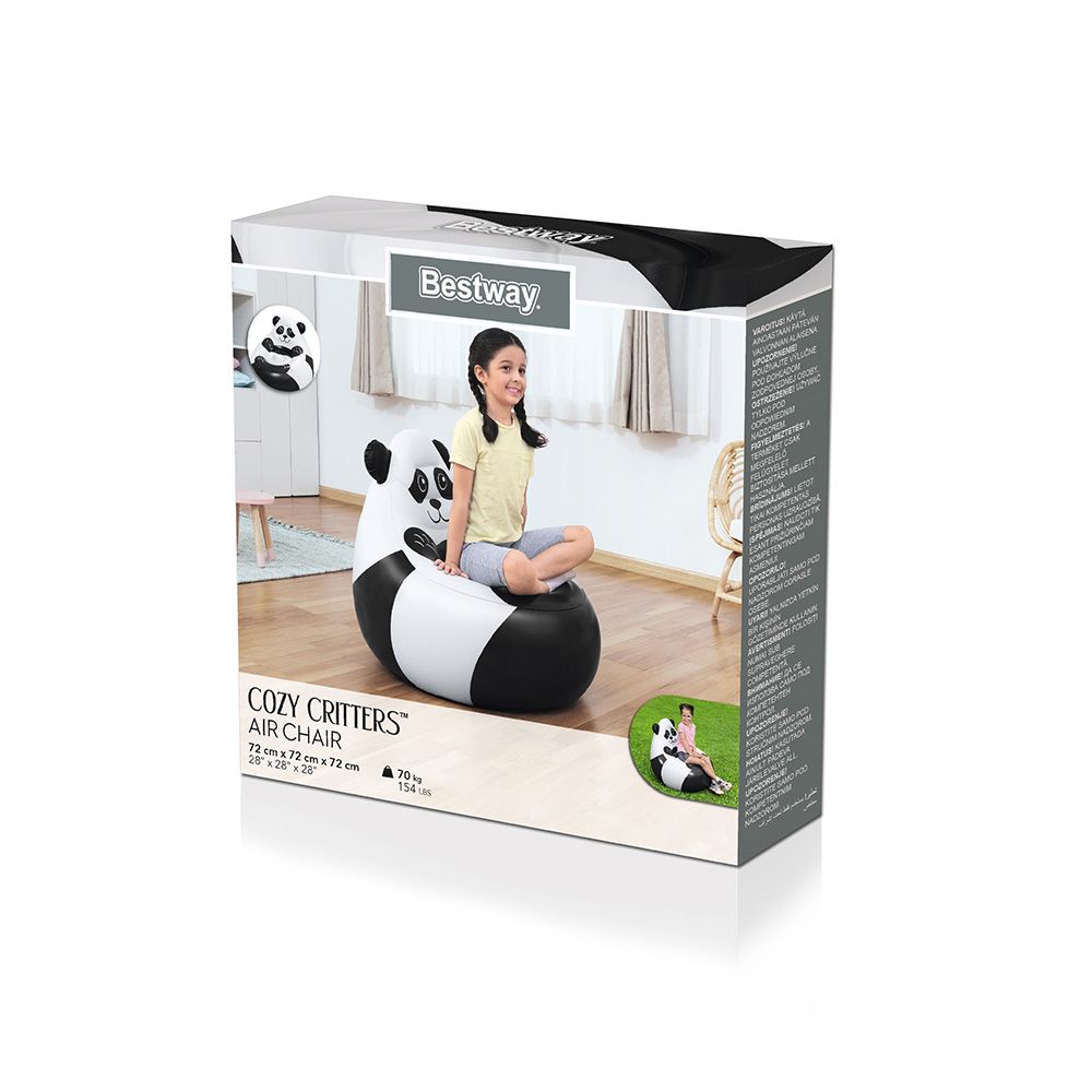 Παιδική Φουσκωτή Πολυθρόνα Πάντα 72x72x64 cm - Bestway - Cozy Critters Παιδική Φουσκωτή Πολυθρόνα Πάντα 72x72x64 cm - Bestway - Cozy Critters