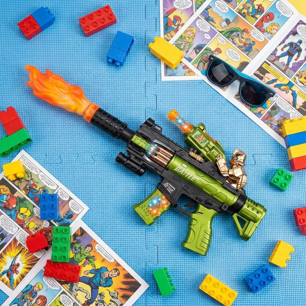 Παιδικό Ηλεκτρονικό Πιστόλι Electric Gun JQ560 – Ήχοι & LED Φωτισμός Παιδικό Ηλεκτρονικό Πιστόλι Electric Gun JQ560 – Ήχοι & LED Φωτισμός