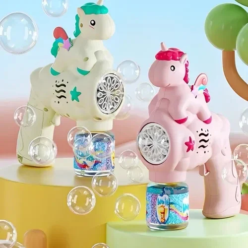 Παιδικό Πιστόλι Χειρός Μονόκερος με LED για Μπουρμπουλήθρες Unicorn Παιδικό Πιστόλι Χειρός Μονόκερος με LED για Μπουρμπουλήθρες Unicorn