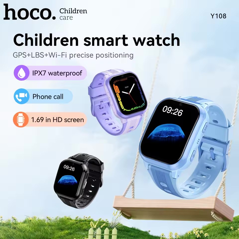 Παιδικό Smartwatch HOCO – Ασφάλεια και Επικοινωνία με 4G, GPS, Κάμερα, IPX7 Παιδικό Smartwatch HOCO – Ασφάλεια και Επικοινωνία με 4G, GPS, Κάμερα, IPX7