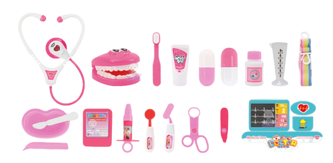 Παιδικό Βαλιτσάκι Γιατρού Ροζ 14 Τεμαχίων με Φωτισμό και Αξεσουάρ Παιδικό Βαλιτσάκι Γιατρού Ροζ 14 Τεμαχίων με Φωτισμό και Αξεσουάρ
