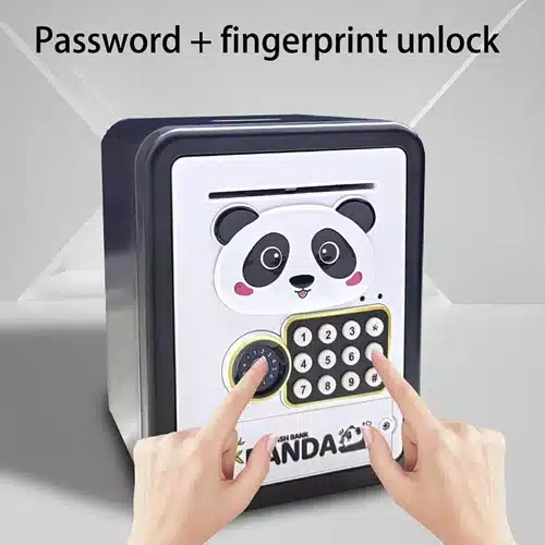 Παιδικός Κουμπαράς με Κωδικό Πρόσβασης Panda για Χαρτονομίσματα & Κέρματα Παιδικός Κουμπαράς με Κωδικό Πρόσβασης Panda για Χαρτονομίσματα & Κέρματα